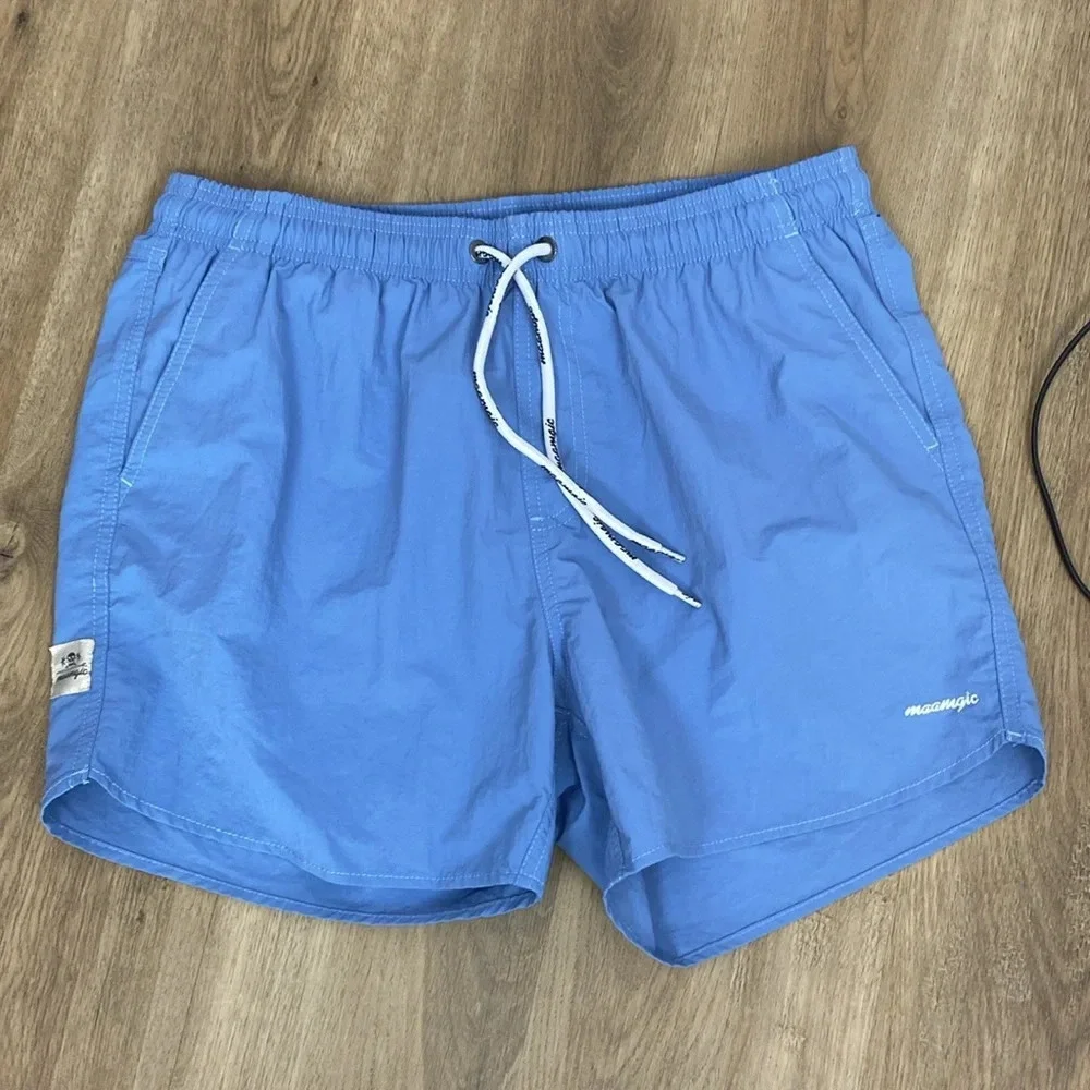 Maamgic 4.5 INCH SOLID NYLON SWIM TRUNKS SLIM FIT size medium